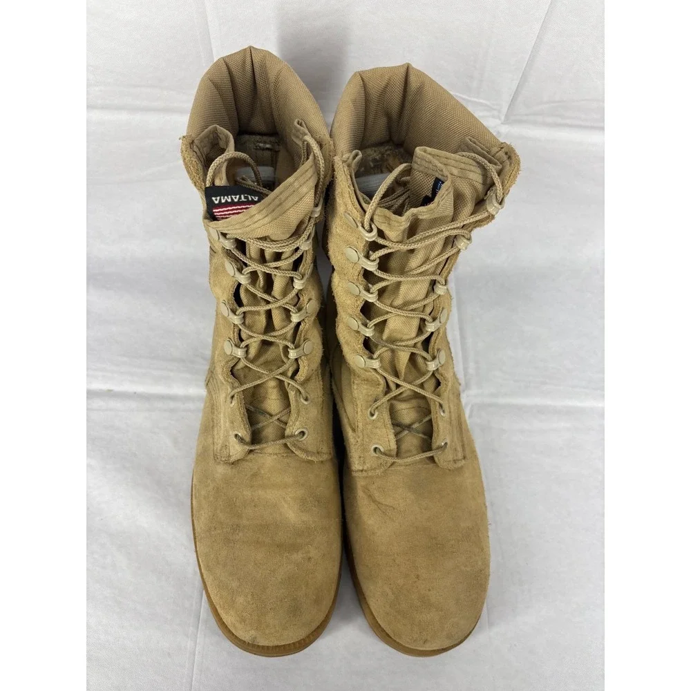 Altama Combat Boots Mens Beige Hot Weather HW Army Lace Up 12R Desert Military